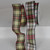 Burgundy Red and Green Plaid Metallic Wired Craft Ribbon 2.5" x 20 Yards - IMAGE 2