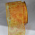 Yellow and Red Straw Flowers Wired Craft Ribbon 4" x 20 Yards - IMAGE 1