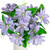 Real Touch™ Purple Artificial Lotus Floral Sprays, Set of 6 - 25" - IMAGE 5