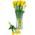Real Touch™ Yellow Artificial Tulip Floral Bundles, Set of 6 - 18" - IMAGE 3