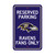 18" NFL Baltimore Ravens 'Reserved Parking' Wall Sign - IMAGE 1