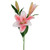 Real Touch™ Pink Artificial Lily Floral Stems, Set of 6 - 38" - IMAGE 3