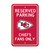 18" NFL Kansas City Chiefs 'Reserved Parking' Wall Sign - IMAGE 1