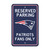 18" NFL New England Patriots 'Reserved Parking' Wall Sign - IMAGE 1