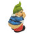 9.5" Stinky The Garden Gnome Outdoor Christmas Statue - IMAGE 1