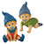 Set of 2 Archibald and Blaze the Baby Gnome Outdoor Garden Statue 11" - IMAGE 1