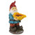 11.5" Standing Gnome Holding Sunflower Outdoor Garden Statue - IMAGE 1