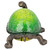 Nocturnal Turtle Mosaic Glass Illuminated Sculpture - 8" - IMAGE 3
