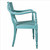 British Colonial Savannah Sunburst Accent Chair - 34" - IMAGE 4