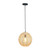 Globe Shaped Rattan Hanging Pendant Ceiling Light Fixture - 60" - Beige - IMAGE 3