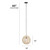 Globe Shaped Rattan Hanging Pendant Ceiling Light Fixture - 60" - Beige - IMAGE 4