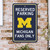 18" NCAA University of Michigan Wolverines 'Reserved Parking' Wall Sign - IMAGE 2