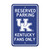 18" NCAA University of Kentucky Wildcats 'Reserved Parking' Wall Sign - IMAGE 1