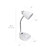Adjustable Gooseneck Organizer Desk Lamp with Phone Holder Stand - 18.5" - White - IMAGE 6