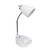 Desk Lamp with Adjustable Gooseneck Organizer and Stand - 18.5" - White - IMAGE 1