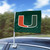 14" x 11" NCAA University of Miami Hurricanes Automotive Car Flag - IMAGE 2