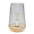 Wired Mesh Uplight Table Lamp - 9" - Gray - IMAGE 1