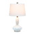 Dollop Glass Table Lamp with Shade - 23.5" - White - IMAGE 3