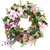 Succulent and Fern Artificial Spring Floral Wreath, 24-Inch - IMAGE 1
