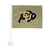 14" x 11" NCAA University of Colorado Buffaloes Automotive Car Flag - IMAGE 1