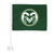 14" x 11" NCAA Colorado State University Rams Automotive Car Flag - IMAGE 1
