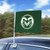 14" x 11" NCAA Colorado State University Rams Automotive Car Flag - IMAGE 2