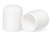Round White Vinyl End Cap Pipe Cover - 50 count- 3/4" - 50ct - IMAGE 1