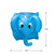Set of 2 Inflatable Blue Elephant Animal Fun Swimming Pool Arm Floats For Kids, 7.5-Inch - IMAGE 4