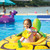 Set of 2 Inflatable Yello Duck Animal Fun Swimming Pool Arm Floats For Kids, 7.5-Inch