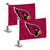 Set of 2 NFL Arizona Cardinals Ambassador Flags 6" x 4" - IMAGE 1