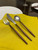 Stainless Steel Six Service Flatware Set - Brown - 18pc - IMAGE 2