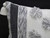Striped Rectangular Throw Pillow - 24" - Gray and White - IMAGE 4