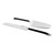 Cake Knife and Server Set - 10.5” - Silver and Black - Set of 2 - IMAGE 1