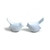 Bird of Health and Happiness Tabletop Figurines - 3.5" - White - Set of 2 - IMAGE 1