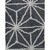 1.5' x 2.5' Geometric Rectangular Bath Rug - Gray and White - IMAGE 3