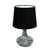 Mosaic Tiled Table Lamp with Tapered Shade - 9.5" - Black - IMAGE 5