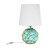 Rope Nautical Netted Table Lamp with Empire Shade - 15.25" - White and Blue - IMAGE 5