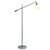 Swing Arm Floor Lamp with Glass Cylindrical Shade - 56" - Silver and Clear - IMAGE 6