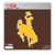 8" NCAA University of Wyoming Cowboys Large Decal Sticker - IMAGE 1