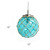 Round Netted Glass Pendant Light with Rope - 12" - Blue and Brown - IMAGE 3