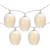 10-Count Cracked Easter Egg LED String Lights, 4.5ft, Clear Wire - IMAGE 1