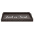 "Trick or Treat" Rectangular Wooden Accent Tray with Handles - 15.5" - Black