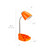 Gooseneck Organizer Desk Lamp with Stand - 18.5" - Orange - IMAGE 4