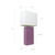 Table Lamps with Square Shade - 21" - Purple - Set of 2 - IMAGE 4
