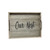 "Our Nest" Rectangular Wooden Accent Tray with Handles - 15.5" - Gray and Black - IMAGE 1