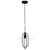 Elongated Hanging Pendant Ceiling Light Fixture - 45" - Black - IMAGE 1