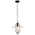 Elongated Hanging Pendant Ceiling Light Fixture - 45" - Black