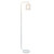 Lantern Floor Lamp with Cylindrical Shade - 63" - White and Clear