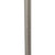 Brushed Nickel-Finish Floor Lamp with Drum Shade - 58" - Silver and White