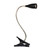 LED Lighted Adjustable Gooseneck Clip Desk Lamp - 18" - Black - IMAGE 1